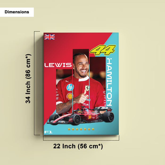 Stretched Canvas Racing Car Painting Wall Art, Motorsport Style Poster, Stretched Canvas Racing Art Print Home Decor 41x56 cm / 56x86 cm