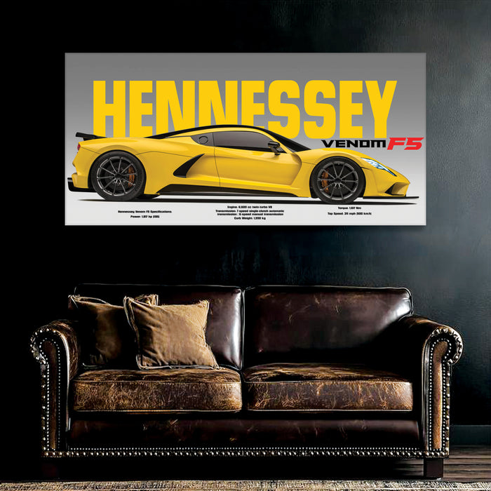 Stretched Canvas Racing Wall Art for Men Modern Race Car Wall Art Painting For Wall Decoration 117x56 cm