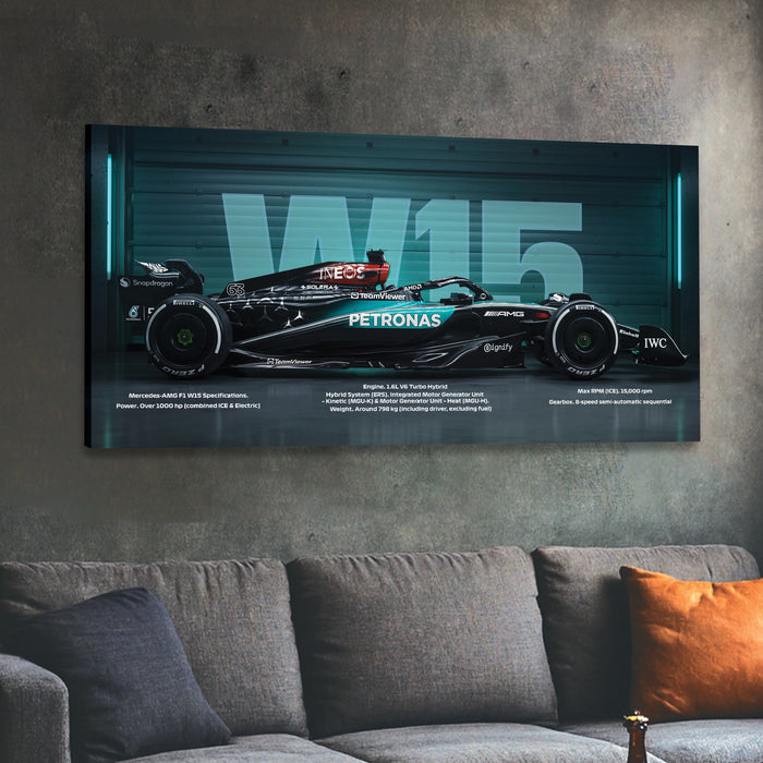 Stretched Canvas Racing Wall Art for Men Modern Race Car Wall Art Painting For Wall Decoration 117x56 cm
