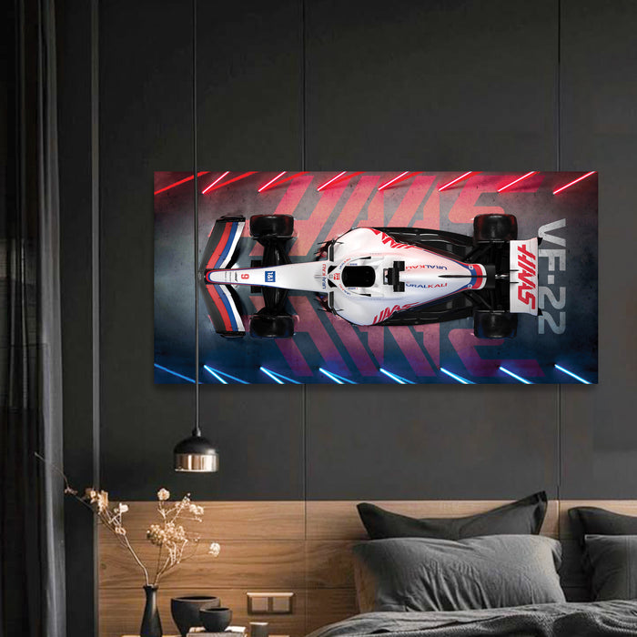 Stretched Canvas Racing Wall Art for Men Modern Race Car Wall Art Painting For Wall Decoration 117x56 cm
