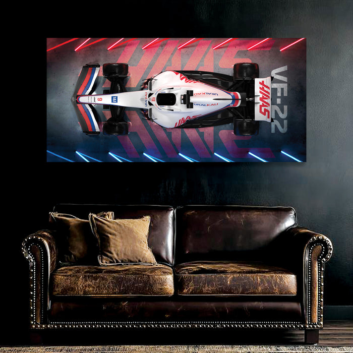 Stretched Canvas Racing Wall Art for Men Modern Race Car Wall Art Painting For Wall Decoration 117x56 cm
