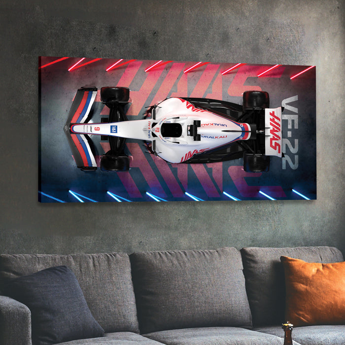 Stretched Canvas Racing Wall Art for Men Modern Race Car Wall Art Painting For Wall Decoration 117x56 cm