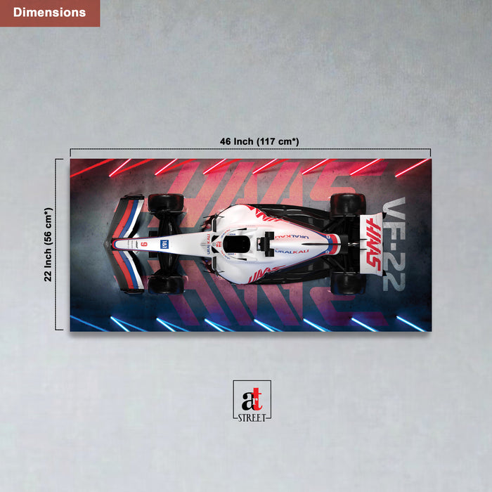 Stretched Canvas Racing Wall Art for Men Modern Race Car Wall Art Painting For Wall Decoration 117x56 cm