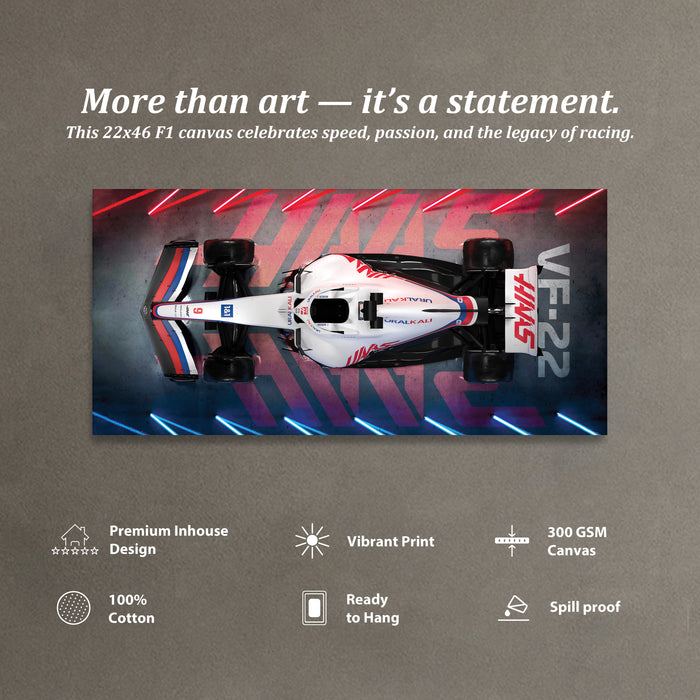 Stretched Canvas Racing Wall Art for Men Modern Race Car Wall Art Painting For Wall Decoration 117x56 cm