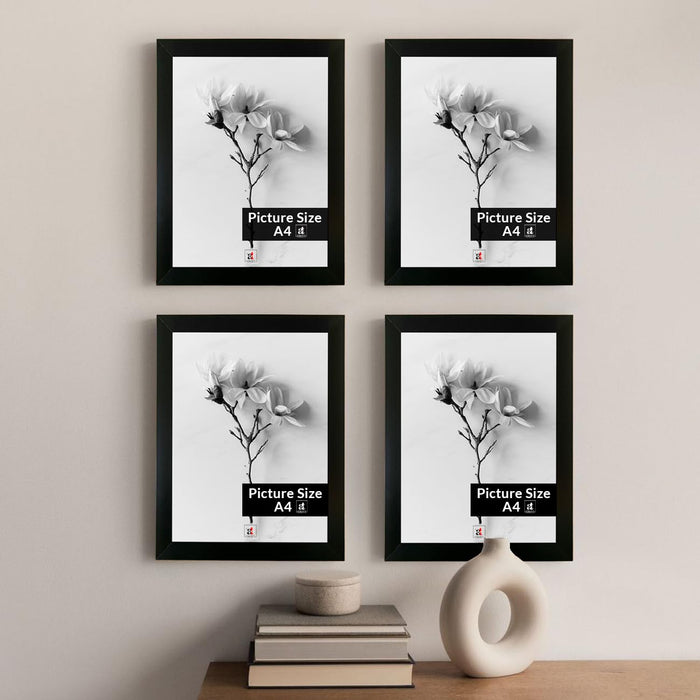 Art Street Set of 4 Wall Mounted Premium 3D Photo Frame Wall Hanging Individual Collage ( Ph- 1928 )