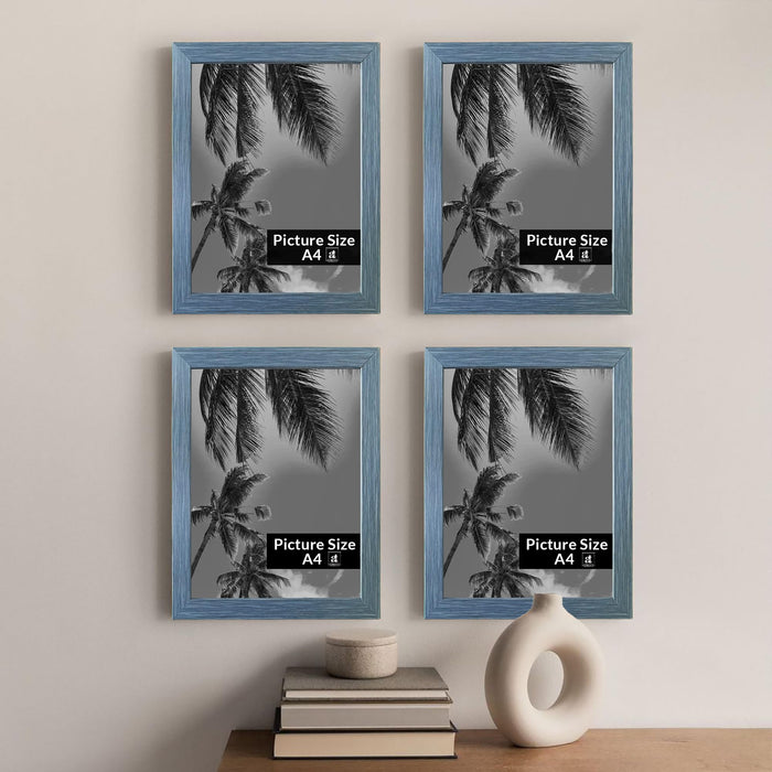 Art Street Set of 4 Wall Mounted Premium 3D Photo Frame Wall Hanging Individual Collage ( Ph- 1928 )