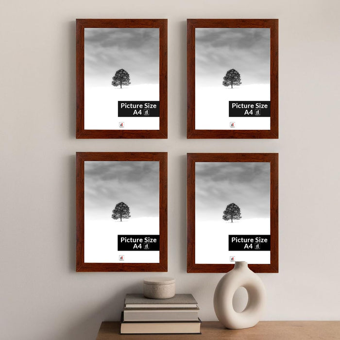 Art Street Set of 4 Wall Mounted Premium 3D Photo Frame Wall Hanging Individual Collage ( Ph- 1928 )
