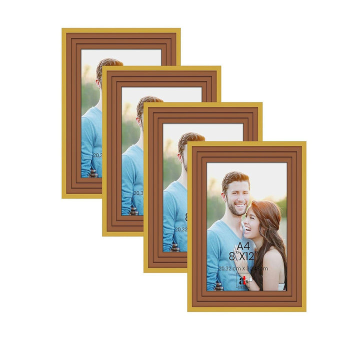 Art Street Set of 4 Wall Mounted Premium 3D Photo Frame Wall Hanging Individual Collage ( Ph- 1928 )
