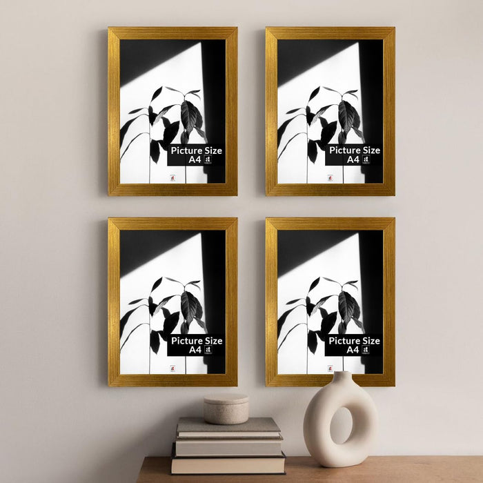 Art Street Set of 4 Wall Mounted Premium 3D Photo Frame Wall Hanging Individual Collage ( Ph- 1928 )