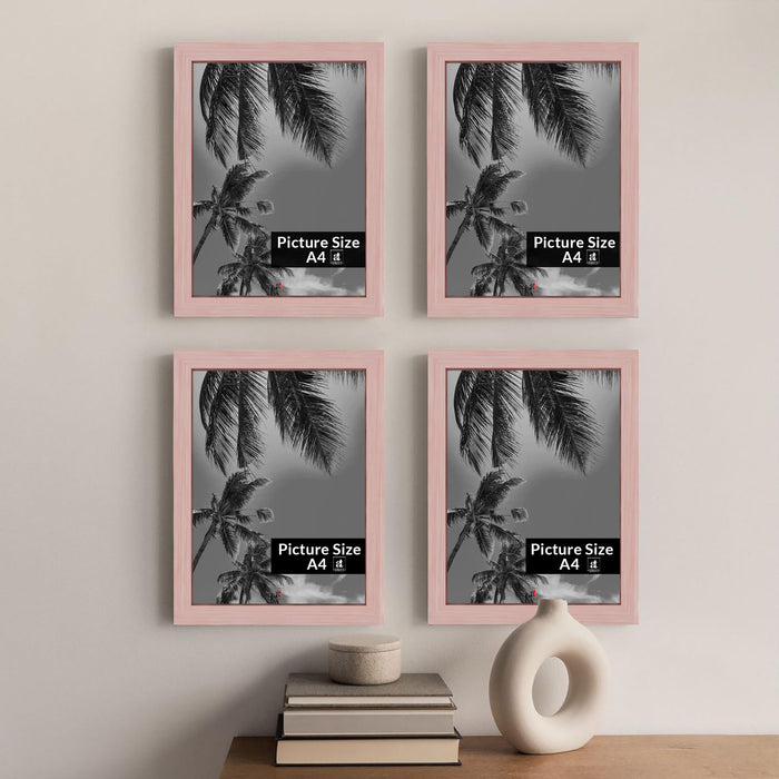Art Street Set of 4 Wall Mounted Premium 3D Photo Frame Wall Hanging Individual Collage ( Ph- 1928 )