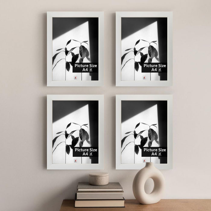 Art Street Set of 4 Wall Mounted Premium 3D Photo Frame Wall Hanging Individual Collage ( Ph- 1928 )