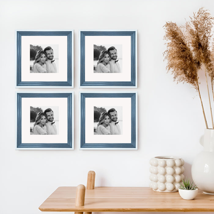 Art Street Set of 4 Individual Couple Photo Frame/Wall Hanging for Home Décor - (Royal Step Premium 3D Frame)