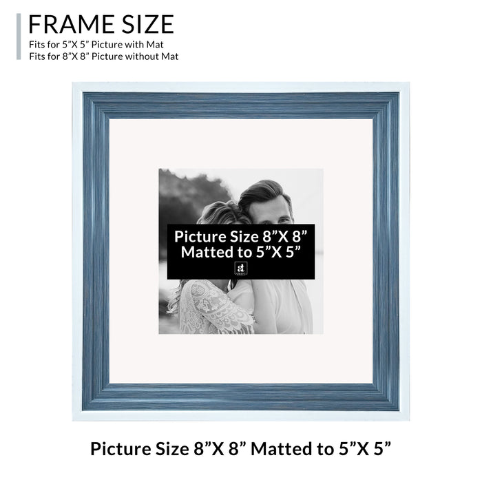 Art Street Set of 4 Individual Couple Photo Frame/Wall Hanging for Home Décor - (Royal Step Premium 3D Frame)