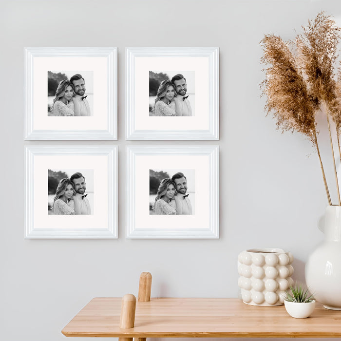 Art Street Set of 4 Wall Mounted Premium 3D Photo Frame Wall Hanging Individual Collage ( Ph- 1928 )