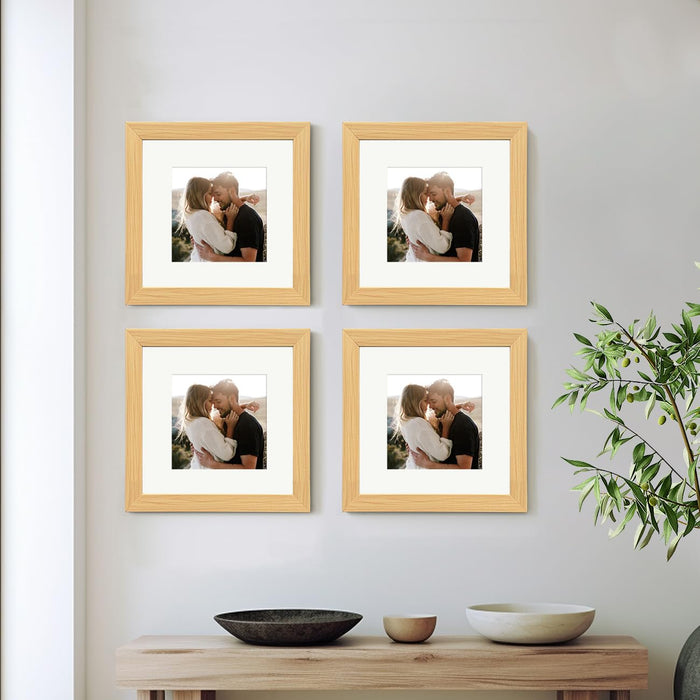 Art Street Set of 4 Wall Mounted Premium 3D Photo Frame Wall Hanging Individual Collage ( Ph- 1928 )