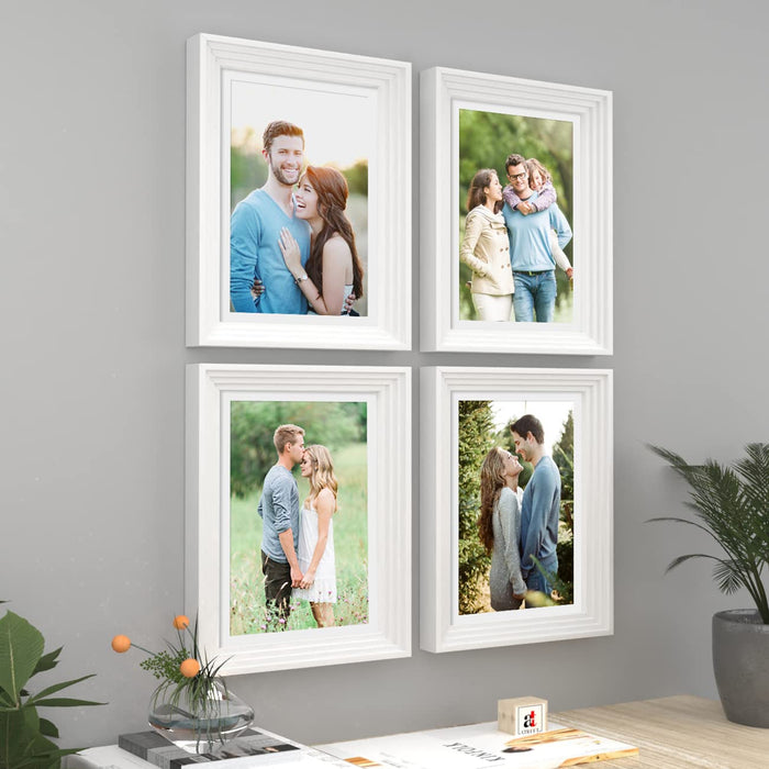 Art Street Set of 4 Wall Mounted Premium 3D Photo Frame Wall Hanging Individual Collage ( Ph- 1928 )