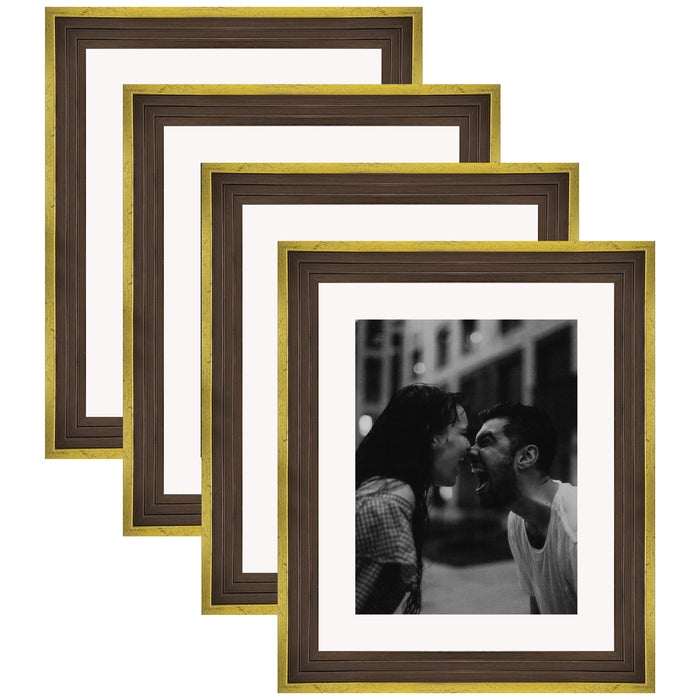 Art Street Set of 4 Individual Couple Photo Frame/Wall Hanging for Home Décor - (Royal Step Premium 3D Frame)