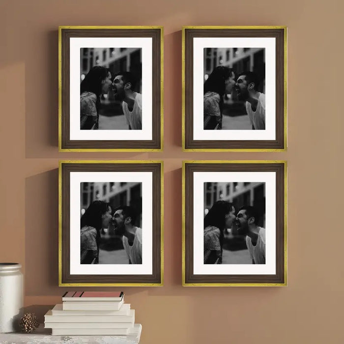 Art Street Set of 4 Wall Mounted Premium 3D Photo Frame Wall Hanging Individual Collage ( Ph- 1928 )