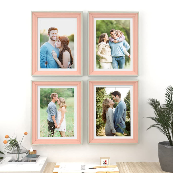 Art Street Set of 4 Wall Mounted Premium 3D Photo Frame Wall Hanging Individual Collage ( Ph- 1928 )
