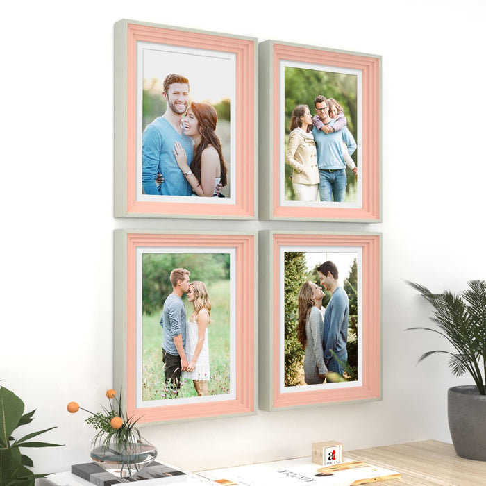 Art Street Set of 4 Wall Mounted Premium 3D Photo Frame Wall Hanging Individual Collage ( Ph- 1928 )