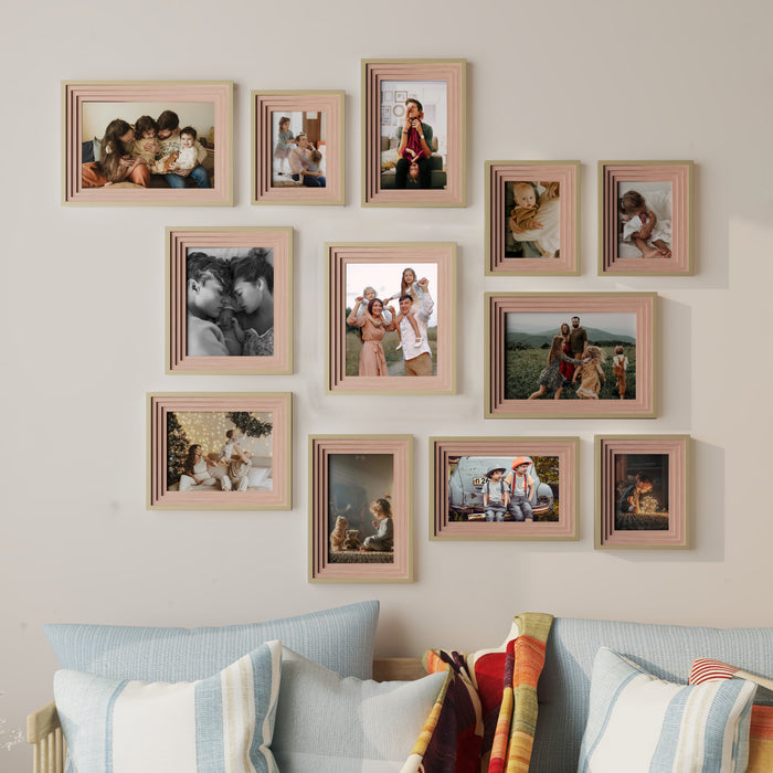 Idolatry Wall Photo Frame, Home-office, Wall Decor - Set of 12 (8x12,5x7,6x10,8x10 Inch)