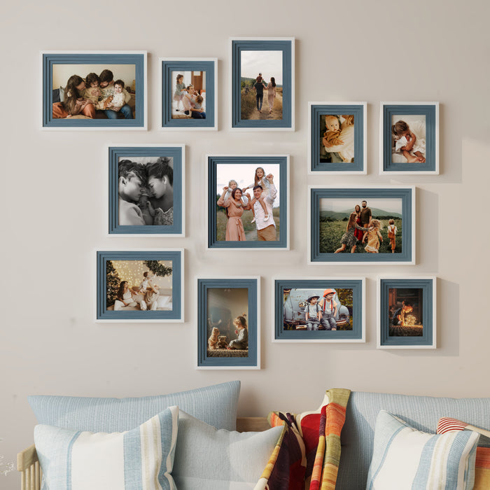 Idolatry Wall Photo Frame, Home-office, Wall Decor - Set of 12 (8x12,5x7,6x10,8x10 Inch)