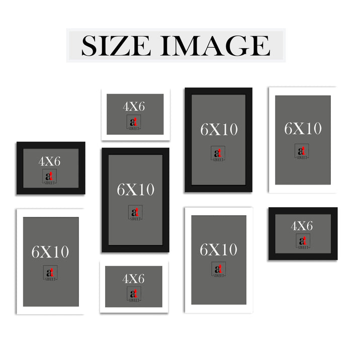 Art Street Large Collage Wall Photo Frame Home Decoration. Photo Frames.