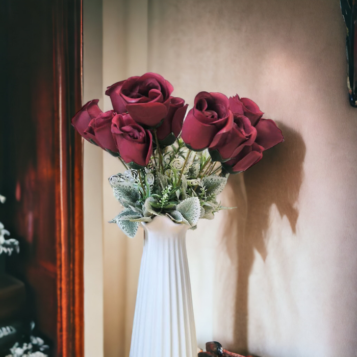 Artificial online roses red