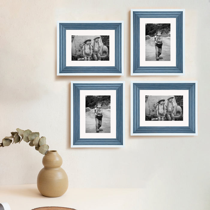 Art Street Set of 4 Individual Couple Photo Frame/Wall Hanging for Home Décor - (Royal Step Premium 3D Frame)