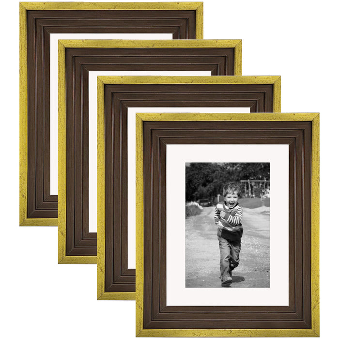 Art Street Set of 4 Individual Couple Photo Frame/Wall Hanging for Home Décor - (Royal Step Premium 3D Frame)