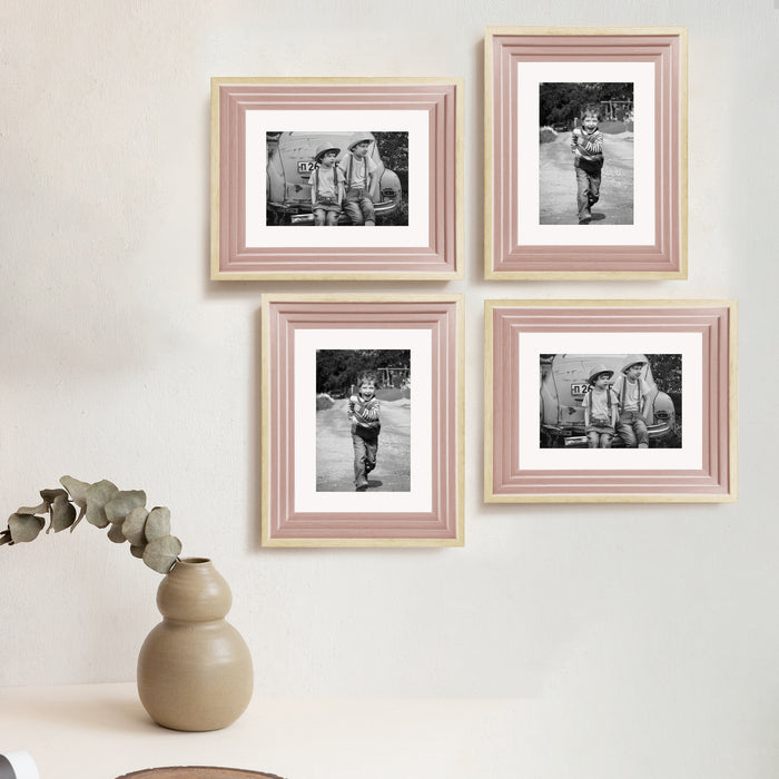 Art Street Set of 4 Individual Couple Photo Frame/Wall Hanging for Home Décor - (Royal Step Premium 3D Frame)