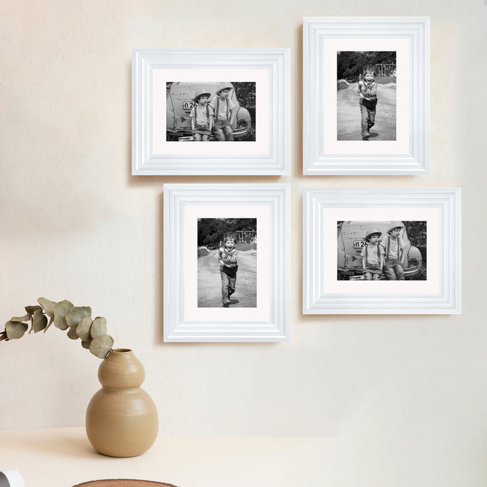 Art Street Set of 4 Individual Couple Photo Frame/Wall Hanging for Home Décor - (Royal Step Premium 3D Frame)