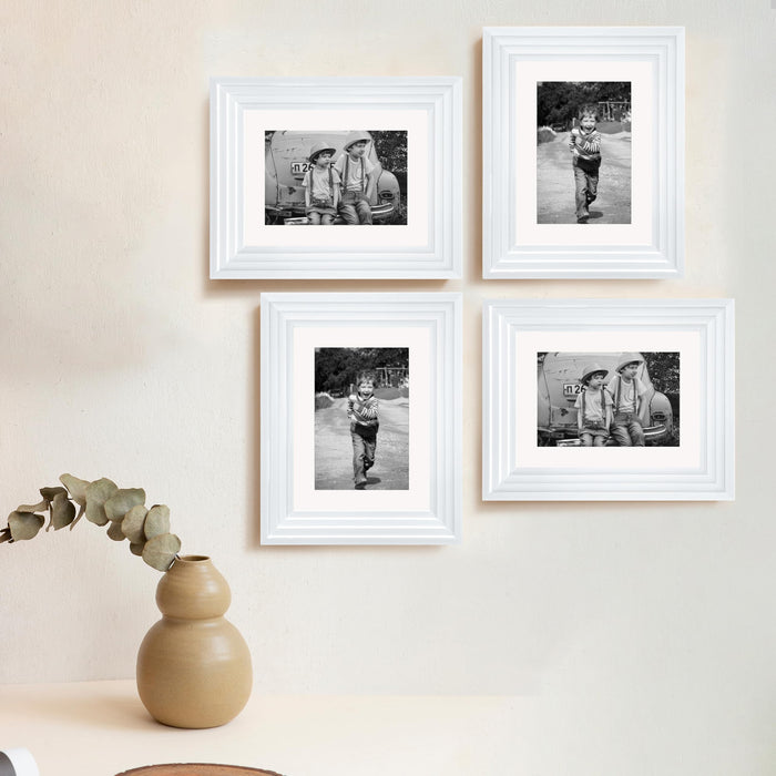 Art Street Set of 4 Wall Mounted Premium 3D Photo Frame Wall Hanging Individual Collage ( Ph- 1928 )