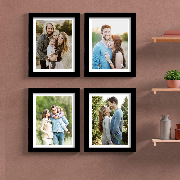 Art Street Set of 4 Wall Mounted Premium 3D Photo Frame Wall Hanging Individual Collage ( Ph- 1928 )