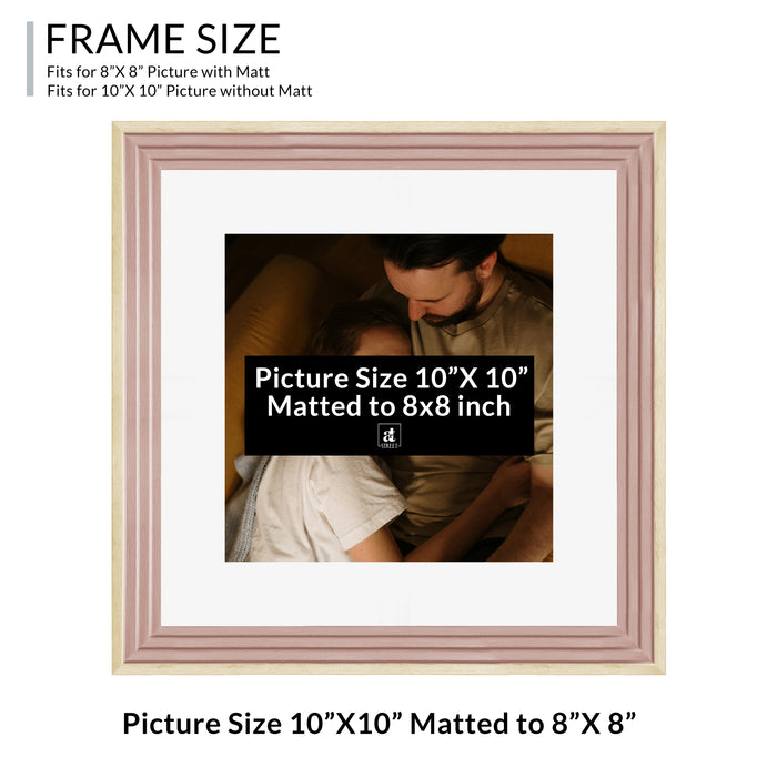 Art Street Set of 4 Individual Couple Photo Frame/Wall Hanging for Home Décor - (Royal Step Premium 3D Frame)