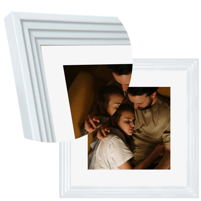 Art Street Set of 4 Individual Couple Photo Frame/Wall Hanging for Home Décor - (Royal Step Premium 3D Frame)