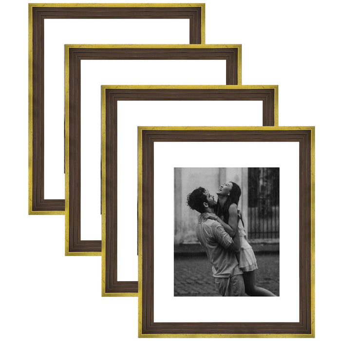 Art Street Set of 4 Individual Couple Photo Frame/Wall Hanging for Home Décor - (Royal Step Premium 3D Frame)