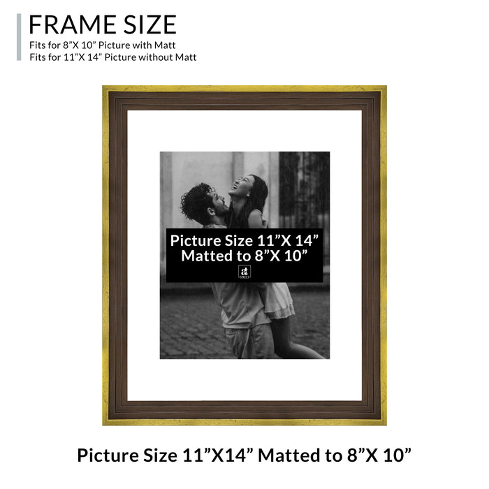 Art Street Set of 4 Individual Couple Photo Frame/Wall Hanging for Home Décor - (Royal Step Premium 3D Frame)