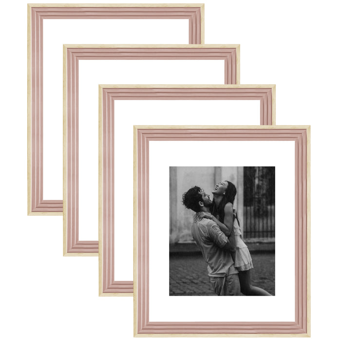 Art Street Set of 4 Individual Couple Photo Frame/Wall Hanging for Home Décor - (Royal Step Premium 3D Frame)