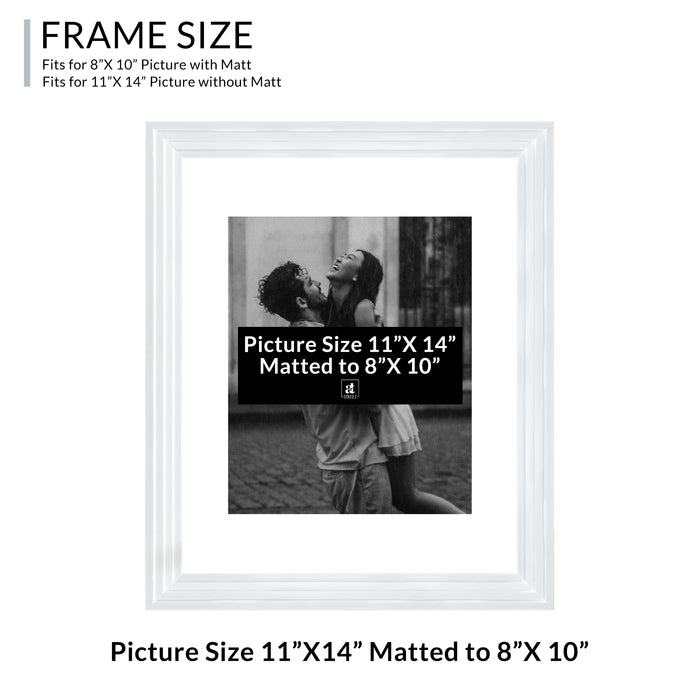 Art Street Set of 4 Individual Couple Photo Frame/Wall Hanging for Home Décor - (Royal Step Premium 3D Frame)