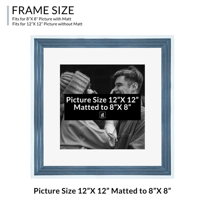 Art Street Set of 4 Individual Couple Photo Frame/Wall Hanging for Home Décor - (Royal Step Premium 3D Frame)