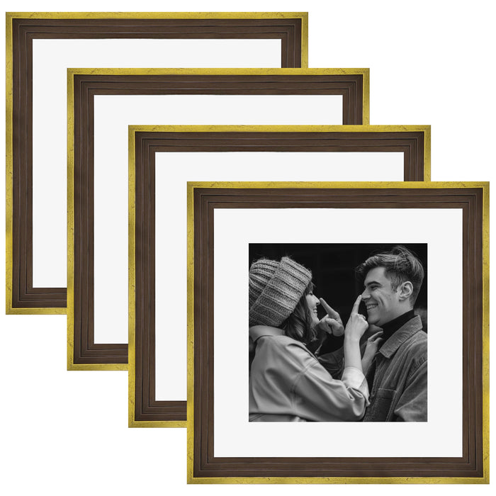 Art Street Set of 4 Individual Couple Photo Frame/Wall Hanging for Home Décor - (Royal Step Premium 3D Frame)