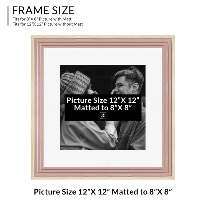 Art Street Set of 4 Individual Couple Photo Frame/Wall Hanging for Home Décor - (Royal Step Premium 3D Frame)