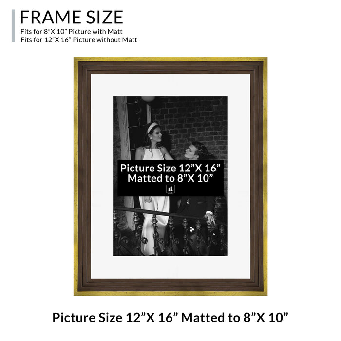 Art Street Set of 4 Individual Couple Photo Frame/Wall Hanging for Home Décor - (Royal Step Premium 3D Frame)