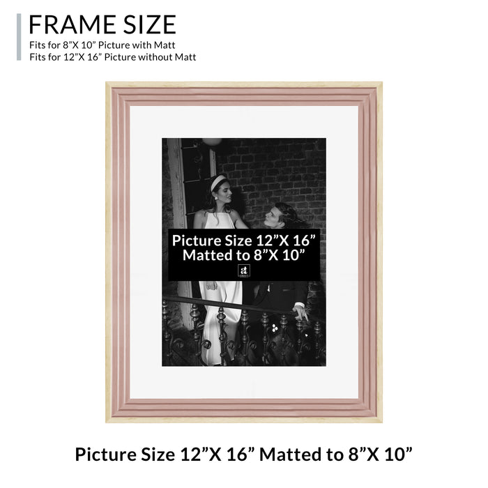 Art Street Set of 4 Individual Couple Photo Frame/Wall Hanging for Home Décor - (Royal Step Premium 3D Frame)