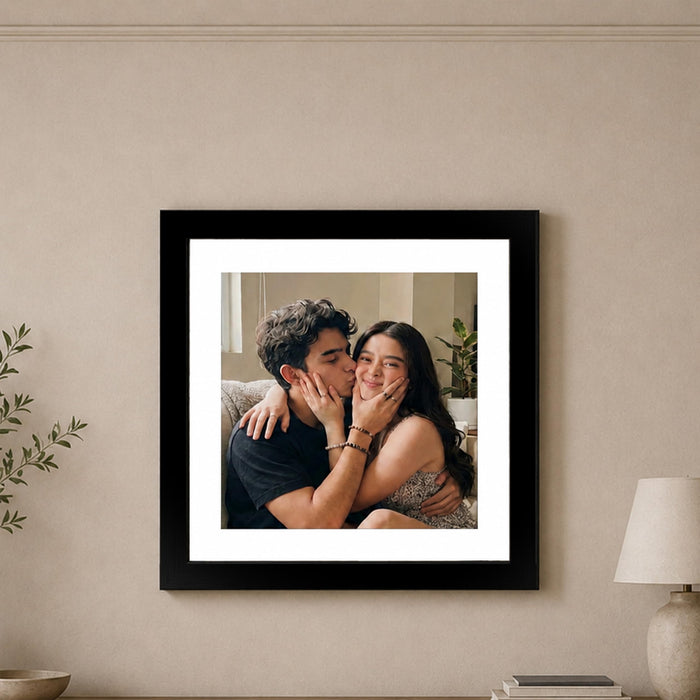 Synthetic Wood Wall Photo Frame for Home and Office Wall Décor in Multicolor and Sizes