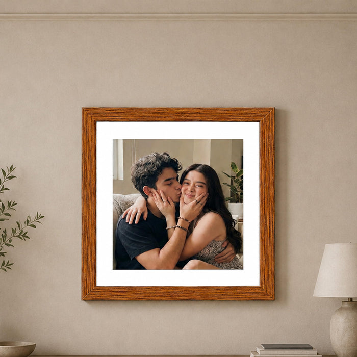 Synthetic Wood Wall Photo Frame for Home and Office Wall Décor in Multicolor and Sizes