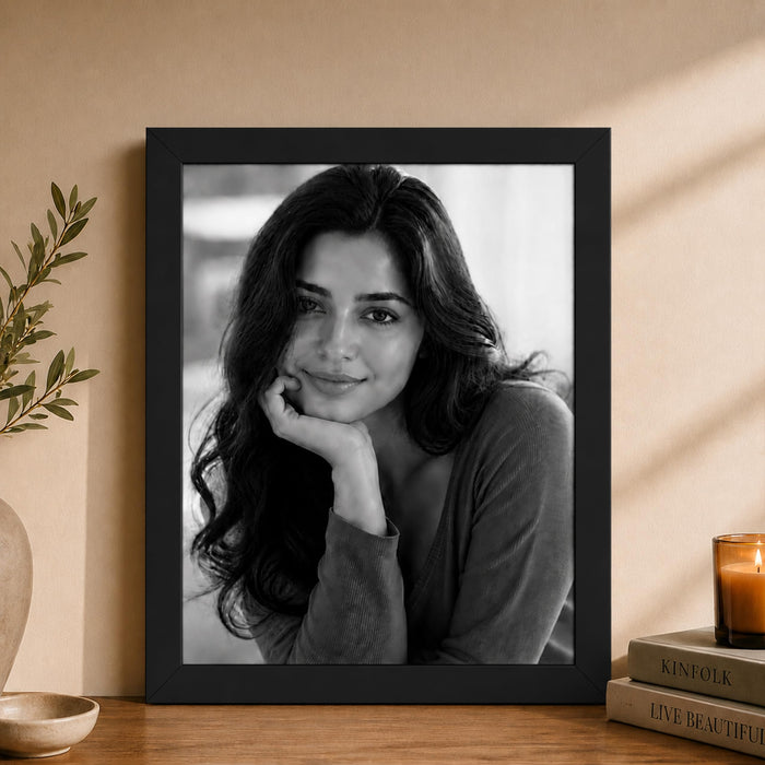 Synthetic Wood Wall Photo Frame for Home and Office Wall Décor in Multicolor and Sizes