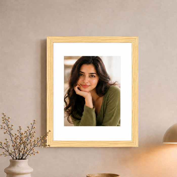 Synthetic Wood Wall Photo Frame for Home and Office Wall Décor in Multicolor and Sizes