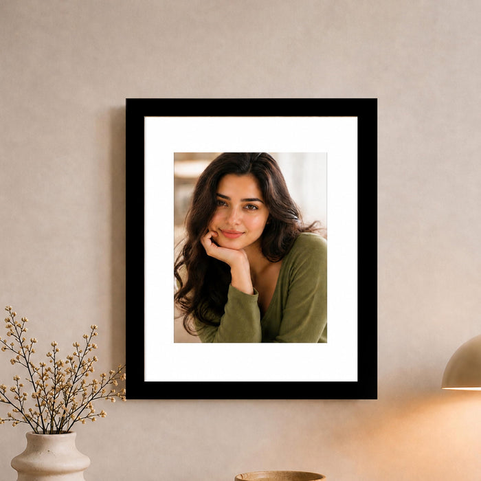 Synthetic Wood Wall Photo Frame for Home and Office Wall Décor in Multicolor and Sizes
